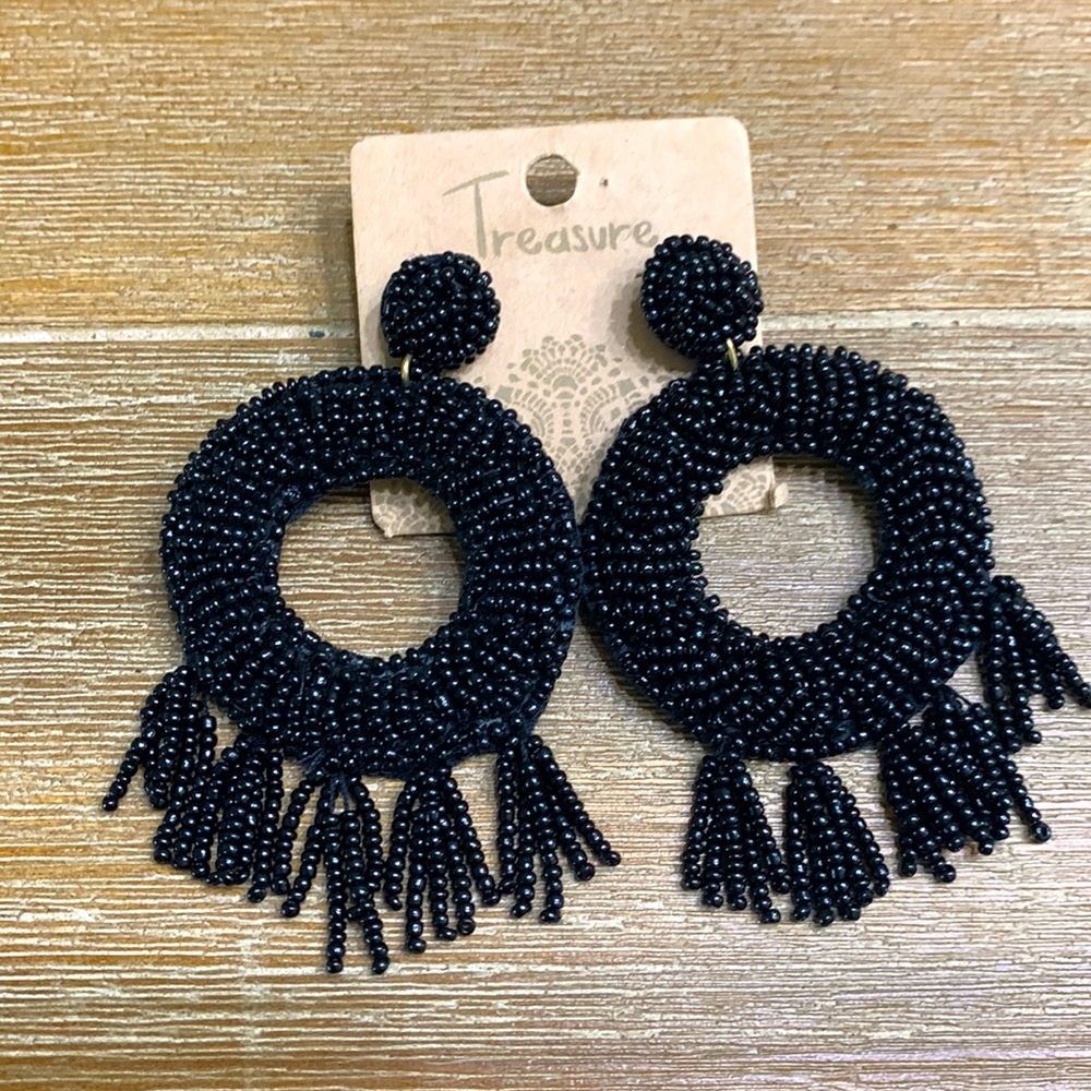 Black earrings